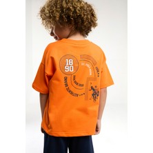 U.S. Polo Assn. U.S. Polo Assn.. Erkek Çocuk Turuncu Bermuda Takım