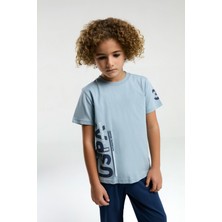 U.S. Polo Assn.  Erkek Çocuk Yeşil Kısa Kol Pijama Takım