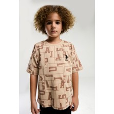 U.S. Polo Assn. Erkek Çocuk Krem Bermuda Takım