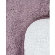 Madame Coco Carol 2'li Banyo Paspası - Koyu Mürdüm - 50 x 80 + 45 x 50 cm