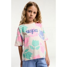 U.S. Polo Assn. Kız Çocuk Turuncu Bermuda Takım