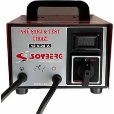 Soyberg 4V-36V Akü Test Cihazı Dijital (2 Kademeli) (150 A/300 A)