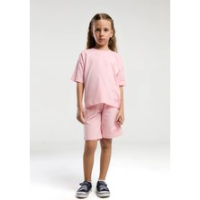 U.S. Polo Assn. Kız Çocuk Turuncu Bermuda Takım