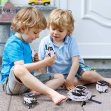 YJH Dıy Montaj Oyuncak 6'sı 1 Arada Kendinden Montajlı Uzay Güneş Yapı Taşı Araba 6'sı 1 Arada Akıllı Robot, Bilimsel Deney, Hediye Seçimi (Yurt Dışından)