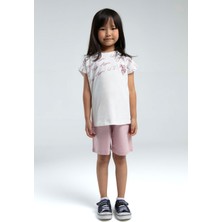 U.S. Polo Assn. U.S. Polo Assn.. Kız Çocuk Pembe Bermuda Takım