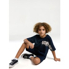 U.S. Polo Assn. Erkek Çocuk Lacivert Bermuda Takım