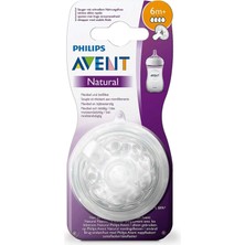 Philips Avent Natural Biberon Emziği +6 Ay 2li