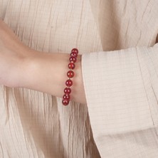 Mia Lia Design Alessi - Kızıl Akik Doğal Taş Kolye & Bileklik