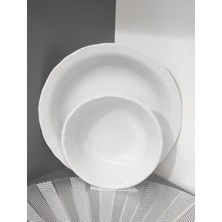 Porland Porselen Anadolu Beyazı 12 Parça 6 Kişilik (Tabak Vekase) Tabak Seti
