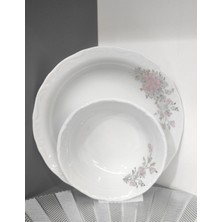 Porland Porselen Rüya 12 Parça 6 Kişilik ( Tabakvekase ) Tabak Seti
