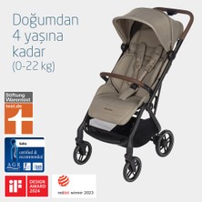 Maxi-Cosi Soho Kompakt Seyahat Sistem Olabilen Otomatik Katlanan Bebek Arabası Twillic Truffle