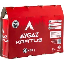 Aygaz 227 gr Kartuş Dörtlü Set