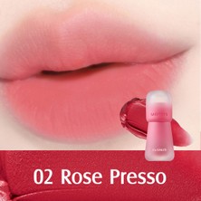 The Saem Saemmy's Crema Velvet Tint - Kadife Bitişli, Doğal Görünüm ve Yoğun Renk Sunan Tint - 02 Rose Presso