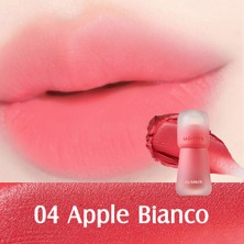 The Saem Saemmy's Crema Velvet Tint - Kadife Bitişli, Doğal Görünüm ve Yoğun Renk Sunan Tint - 04 Apple Bianco