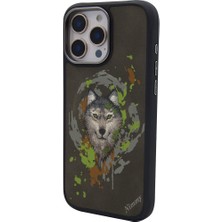 Nimmy iPhone 16 Pro Uyumlu Nakış Işlemeli 3D Detaylı Magsafe Magnetic Dazzling Series Silikon Telefon Kılıfı