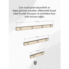 Zeus Dizayn Hestia Duvar Askısı 2'li