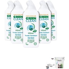 Green Clean 5 Adet 750 ml Tuvalet Temizleyici ve Rosie Pamuk