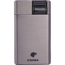 Cohiba Perde Alev Gunmetal Metal Çakmak