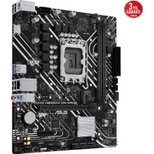 Asus Prıme H610M-K D4 Argb Intel H610 LGA1700 Ddr4 3200 HDMI M2 Usb3.2 Aura Rgb Matx Asus 5x Protectıon Iıı