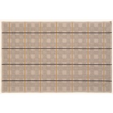 Zsa Zsa Zsu Costa Saçaklı Jakarlı Pamuk %100 Pamuk Kilim 180x250 Cm Bej