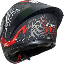 Çene Açılır Kask WS-202 H1 Mat Siyah