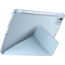 Apple iPad Air 11 2024 Kılıf Tri Folding Kalem Bölmeli Standlı Kılıf