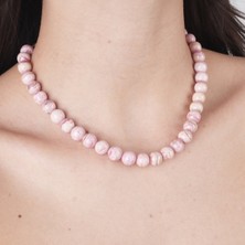 Mia Lia Design Misty - Rodokrozit Doğal Taş Kolye