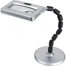 Çerçici Masa Üstü Akrobat    2.5X100X50.80X20 Mercekli Işıklı Büyüteç