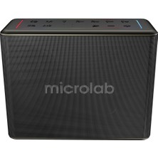 Microlab M60 Vega 15000 Mah Batarya 20W*4 80W 2 Wireless Mikrofonlu Siyah Gri USB + Tf Kart + Bluetooth Powerbank Özellikli Speaker Hoparlör