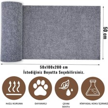 Katflex  Açık Gri Yapışkanlı Koltuk Kenarı Koruyucu Kedi Tırmalama Halısı