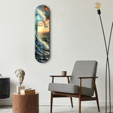 Sea Gull And Ocean V2 | Glass Wall Art