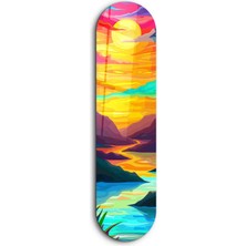 Sunset | Glass Wall Art