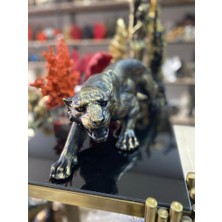 Mirsa Global Dekotatif Kaplan Leopar Çita Panter Biblo Heykel