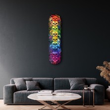 Supracolors Colorful Skulls | Glass Wall Art