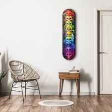 Supracolors Colorful Skulls | Glass Wall Art