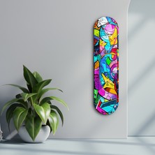 Supracolors Graffiti Abstract | Glass Wall Art