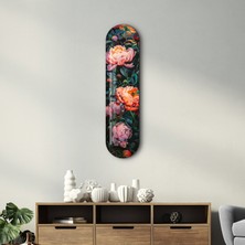 Supracolors Flowers Painting  V2 | Glass Wall Art