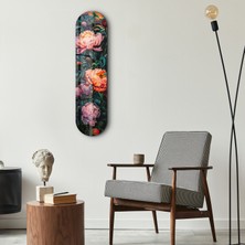 Supracolors Flowers Painting  V2 | Glass Wall Art