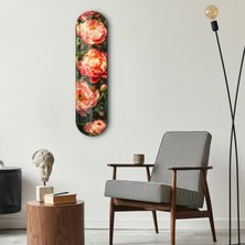 Supracolors Flowers Painting  V3 | Glass Wall Art