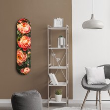 Supracolors Flowers Painting  V3 | Glass Wall Art