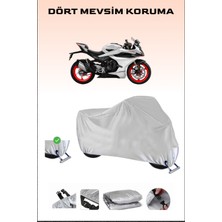 Breen Cfmoto 450Sr Için Kilit Uyumlu Motosiklet Branda, Güvenli, Su Geçirmez Dayanıklı Kumaş