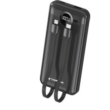 Torima TRM-1015 10000 Mah 2 Çıkışlı 22.5W Hızlı Şarj Dijital Göstergeli Powerbank