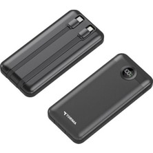 Torima TRM-1015 10000 Mah 2 Çıkışlı 22.5W Hızlı Şarj Dijital Göstergeli Powerbank