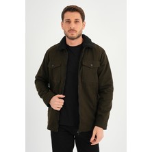 Alexander Gardi Alexandergardı Cepli Fermuarlı Gömlek Yaka Ceket (AG-NORTH-J55-01)