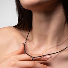 Mia Lia Design Lia - Safir Doğal Taş Kolye