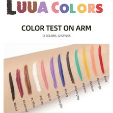 Luua 12'Li Renkli Eyeliner & Pen 12 Color Eyeliner