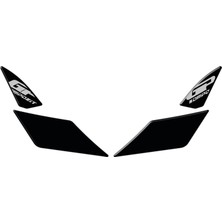 Gp Kompozit Honda Pcx 125 2021-2024 Uyumlu Artçı Ayak Pad Siyah