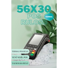 Analitik Form Matbaacılık 56X30 Termal Akaryakıt Pompa Yazarkasa Rulo 1 Paket 30MT