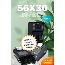 Analitik Form Matbaacılık 56X30 Termal Akaryakıt Pompa Yazarkasa Rulo 1 Paket 30MT