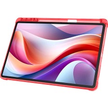 Roketcim Lenovo M11 TB-330FU Kılıf Tri Folding Kalem Bölmeli Standlı Kılıf